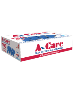 A-CARE Detectable Assorted Dressings Box/100